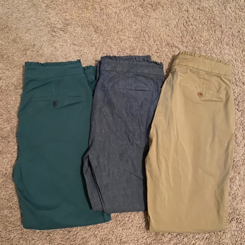 ⭐️ BUNDLE of J. Crew Ruffle Waist Pants